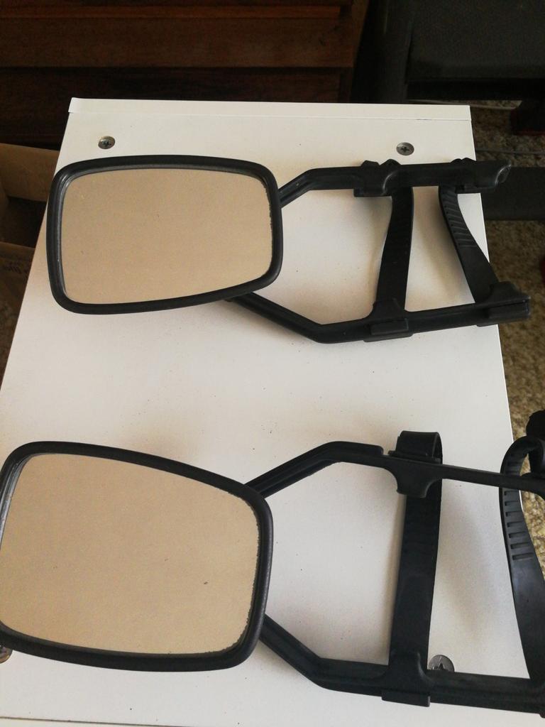 Caravan auto spiegels, Ophalen