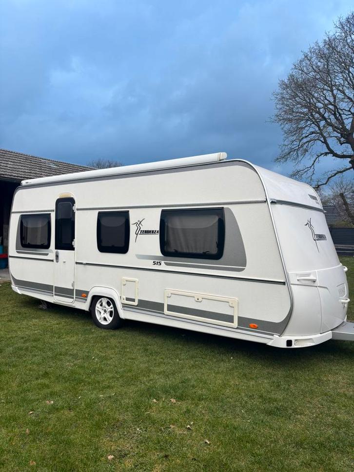 Fendt Tendenza 515 SG, enkele bedden, mover, airco, luifel, Caravans en Kamperen, Caravans, Particulier, tot en met 4, 1250 - 1500 kg