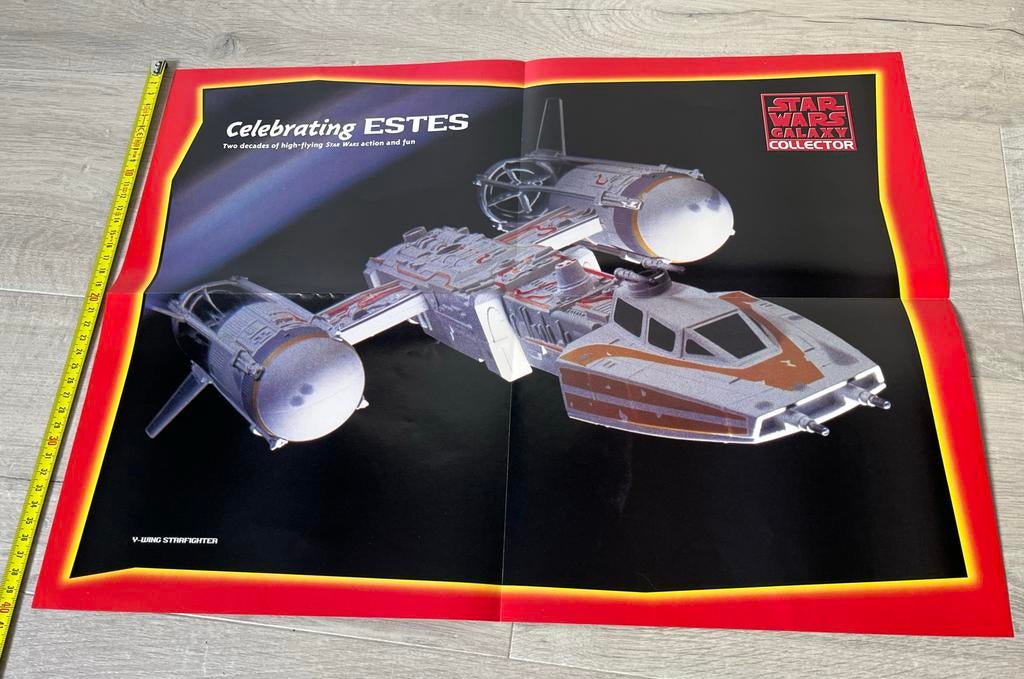 Star Wars Estes vloot poster, Ophalen of Verzenden, Gebruikt