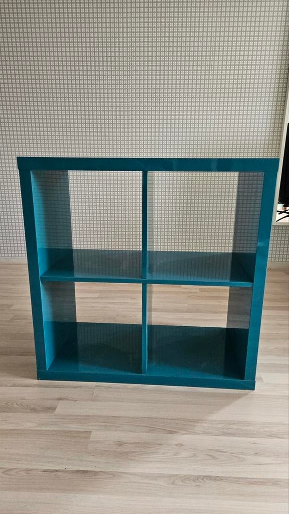 Ikea open Kallax kast turquoise, Ophalen