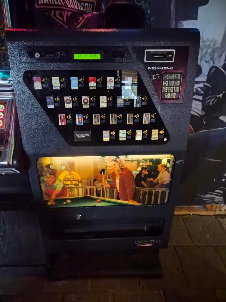 Wurlitzer Sigarettenautomaat - Vintage Collectie, Verzamelen, Automaten | Overige, Ophalen, Gebruikt