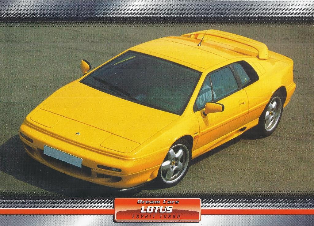 Ma411 foto lotus esprit turbo -, 1980 tot heden, Foto, Ophalen of Verzenden, Zo goed als nieuw