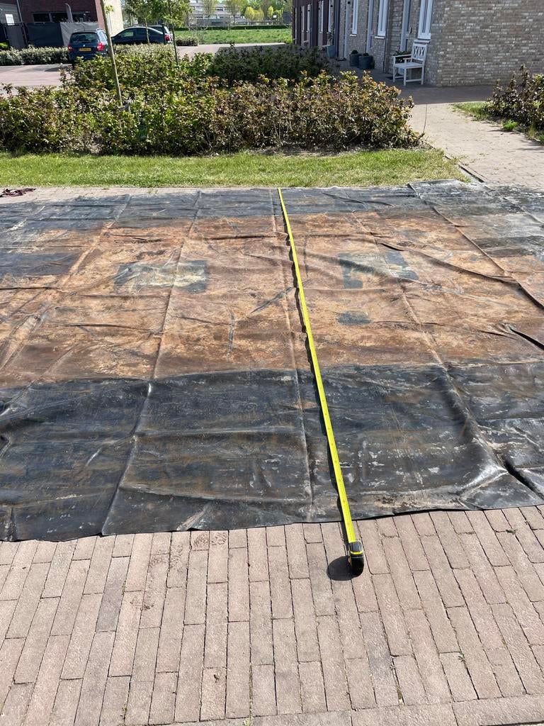 EPDM vijverfolie 1,2 mm - 5,8x4,8 meter, Tuin en Terras, Vijvers, Ophalen, Gebruikt