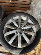 Volkswagen 5x112 17” velgen nieuwe winterbanden, Ophalen, Gebruikt, Banden en Velgen, 17 inch