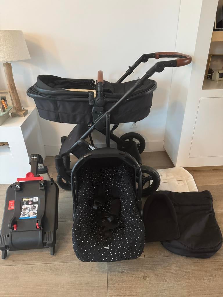 Sleeworld kinderwagen + isofix base, maxicosi, regenkap, Kinderen en Baby's, Kinderwagens en Combinaties, Zo goed als nieuw, Combiwagen