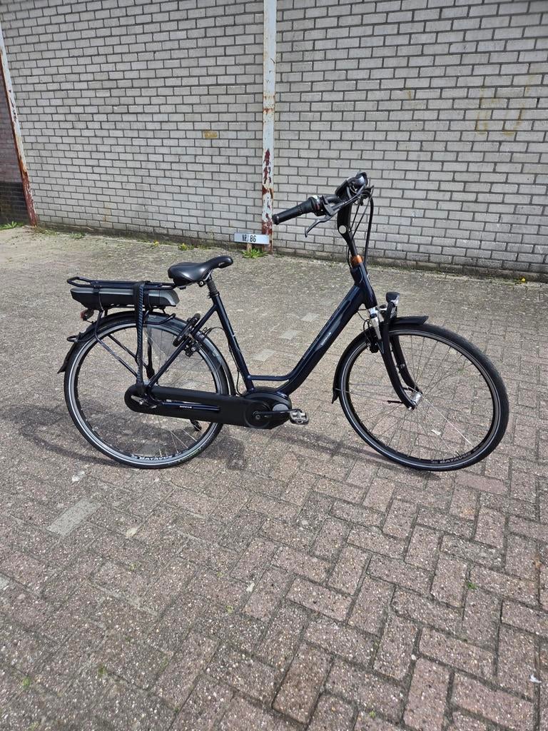 Batavus elektrische damesfiets met bosch middenmotor, Fietsen en Brommers, Elektrische fietsen, Ophalen, Batavus, Zo goed als nieuw