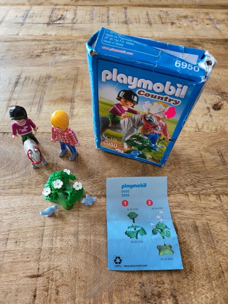 Playmobil van Country 6950 Ponyrijden met Mama, Kinderen en Baby's, Speelgoed | Playmobil, Ophalen of Verzenden, Zo goed als nieuw