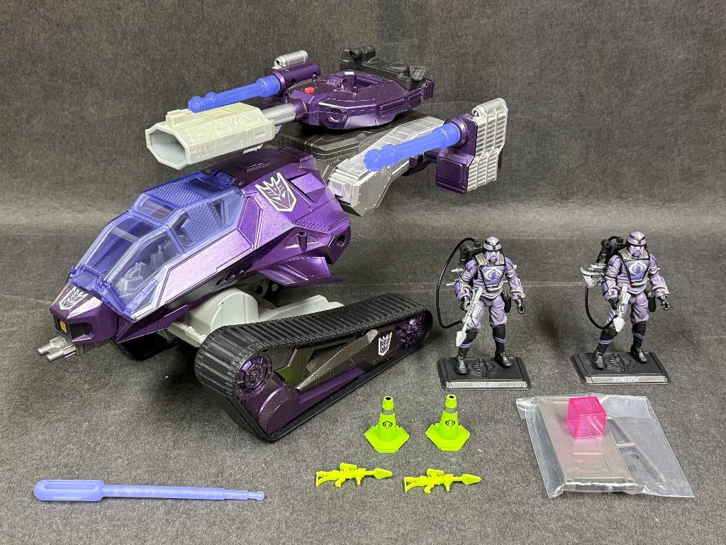 G.I. Joe Transformers SDCC Hiss Shockwave + 2x Techno Viper, Verzamelen, Ophalen of Verzenden, Zo goed als nieuw