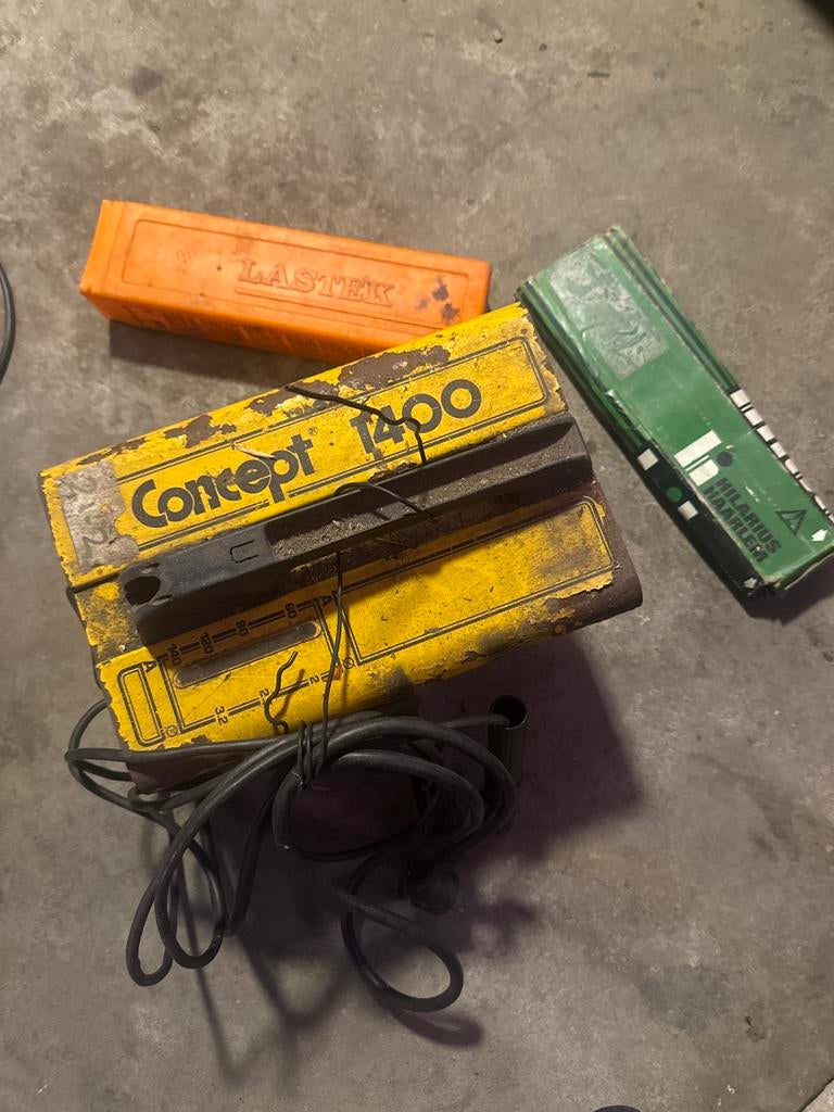 Lasapparaat Concept 1400 - Compact en Krachtig, Ophalen, Gebruikt, Minder dan 150 ampère, Elektroden