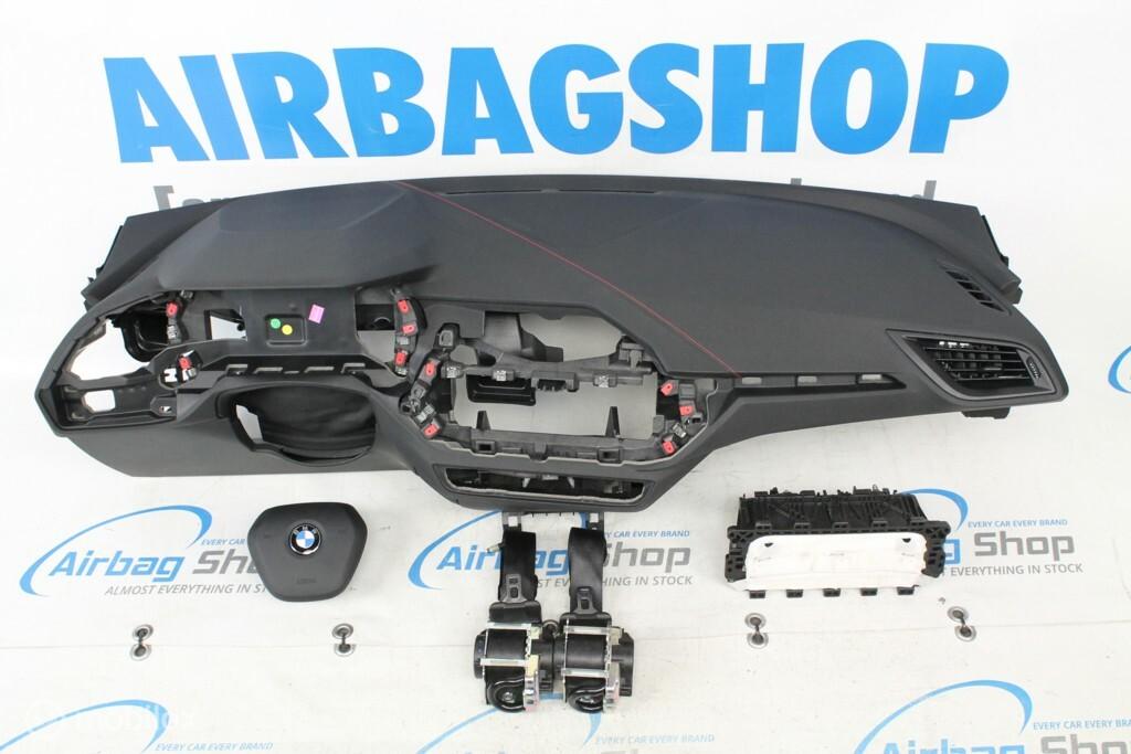 Airbag set Dashboard met rode stiksels BMW 1 serie F40, Gebruikt, Ophalen of Verzenden
