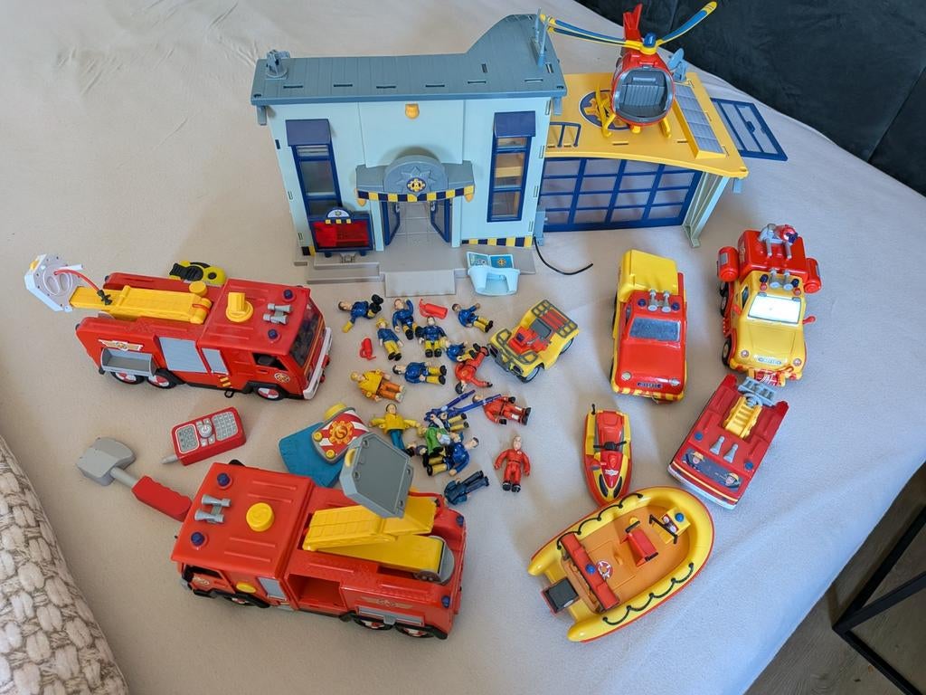 Brandweerman Sam divers, Kinderen en Baby's, Speelgoed | Actiefiguren, Ophalen of Verzenden, Gebruikt