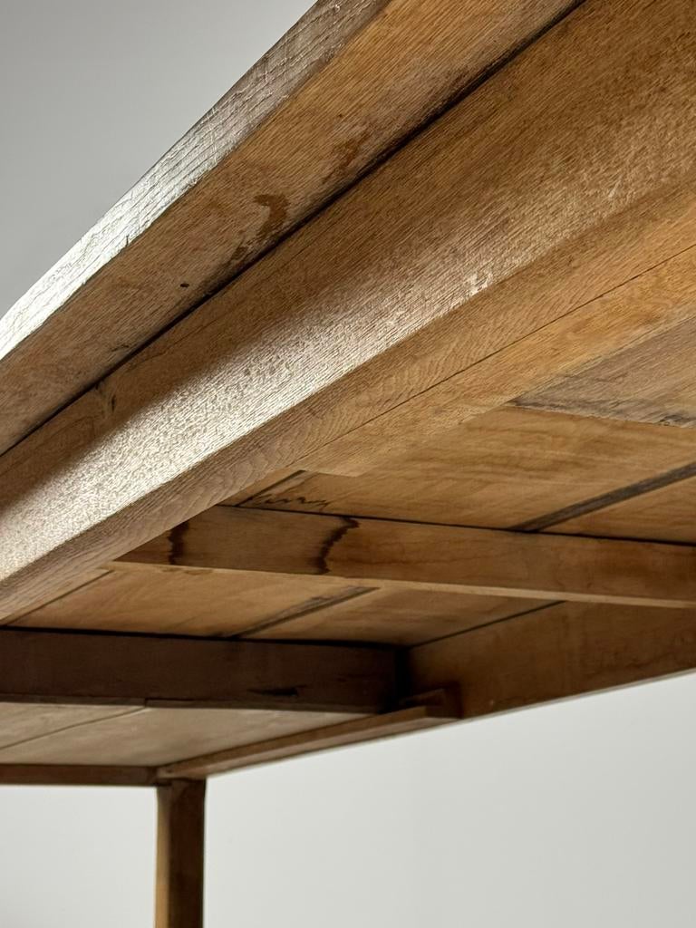 Franse kloostertafel 19e eeuw eiken, Antiek en Kunst, Antiek | Meubels | Tafels, Ophalen