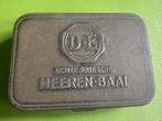 Oud Douwe Egberts Friesche Heeren-Baai blikje, Verzamelen, Blikken, Ophalen of Verzenden, Gebruikt, Overige, Douwe Egberts