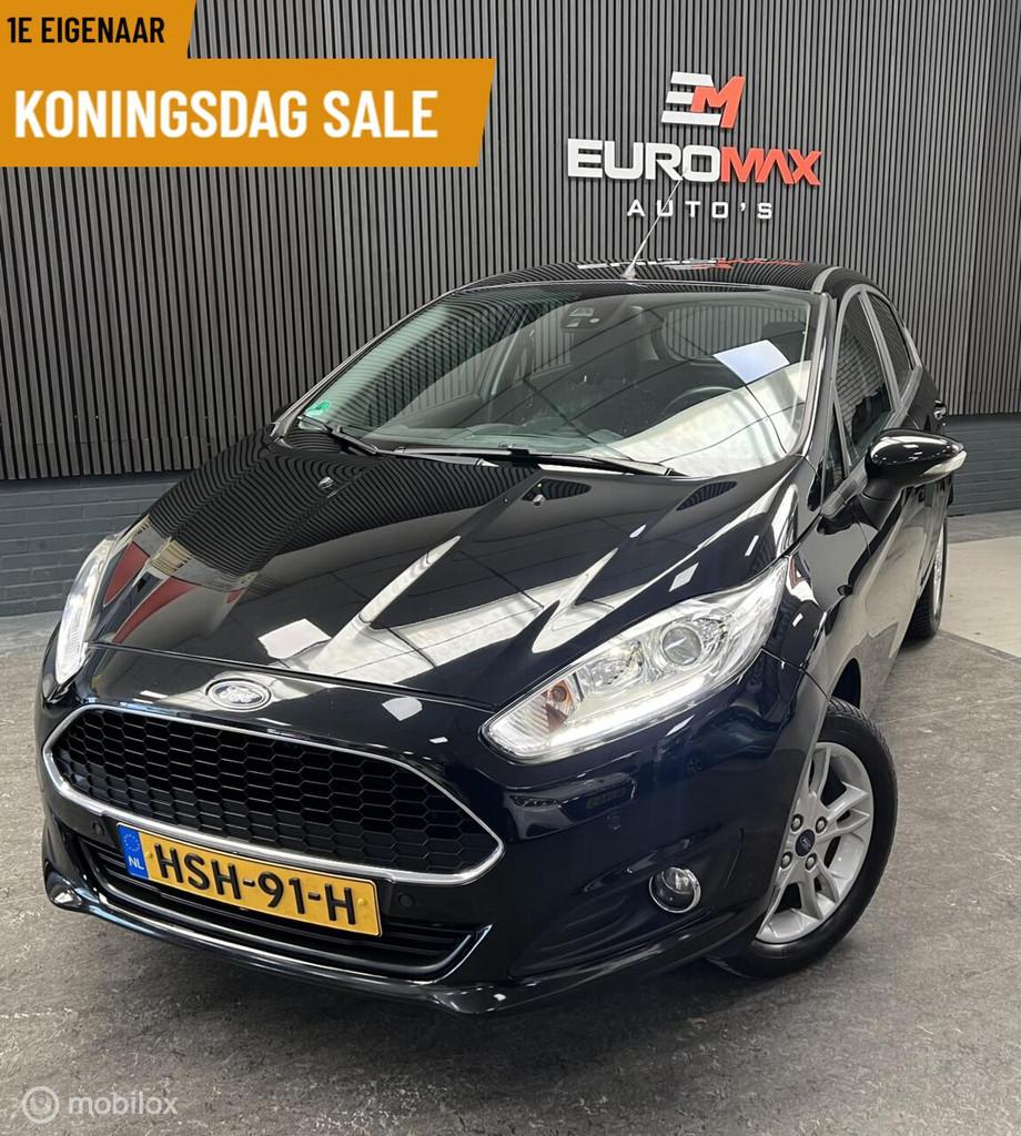Ford Fiesta 1.0 Style Ultimate 2016 - rijklaar! - Distr vrv!, Voorwielaandrijving, Stof, Gebruikt, 525 kg