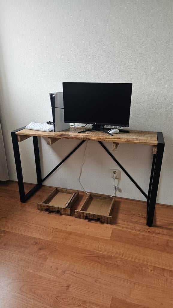 Sidetable van Leenbakker - Mango hout, Huis en Inrichting, Tafels | Sidetables, Overige houtsoorten, Gebruikt, 100 tot 150 cm