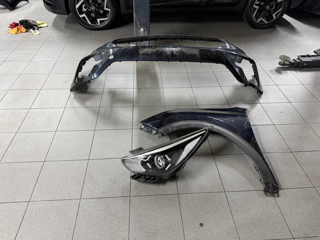 Kia Sportage 2019-2022  bumper spatscherm koplamp, Ophalen of Verzenden, Links, Kia, Bumper
