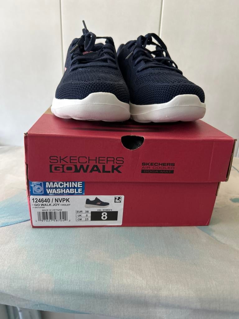 Dames Skechers Go Walk sneakers maat 38, Blauw, Ophalen of Verzenden, Sneakers of Gympen, Zo goed als nieuw