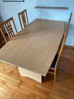 Eettafel met stoelen, Ophalen, Zo goed als nieuw, 4 tot 6 stoelen