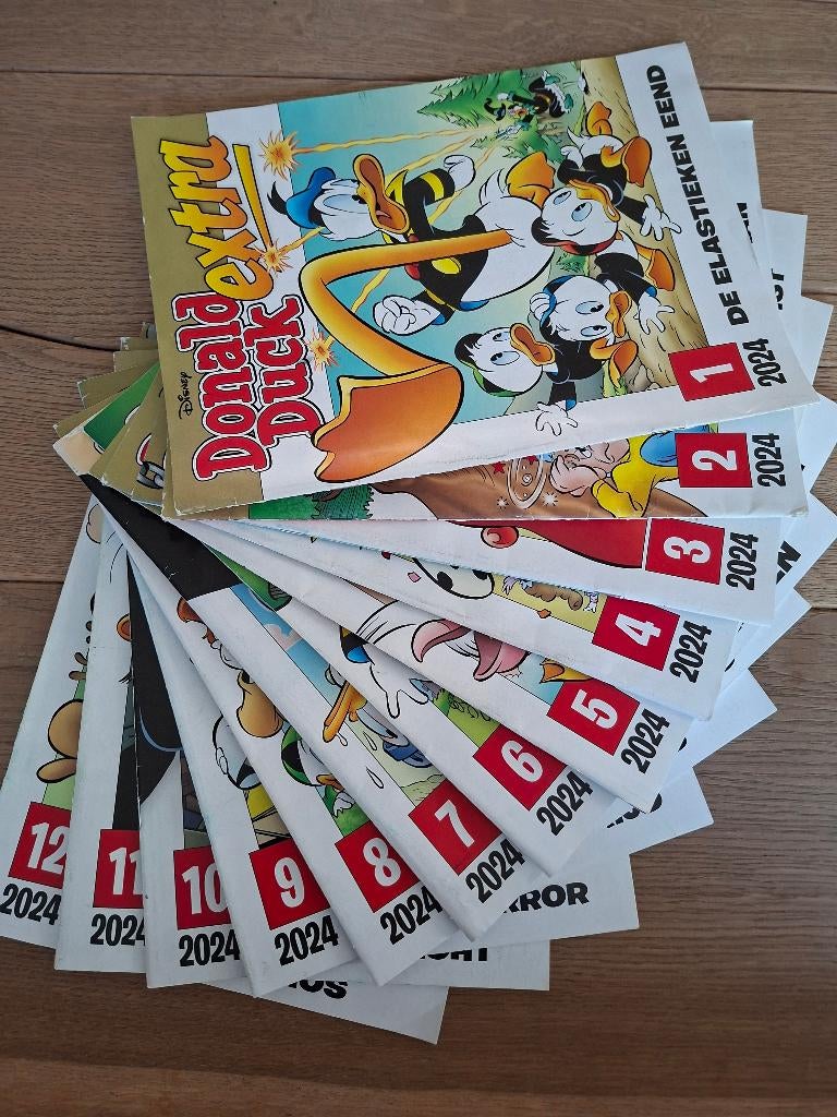 12 x Donald Duck extra (2024), Boeken, Europa, Ophalen of Verzenden, Zo goed als nieuw, Meerdere comics