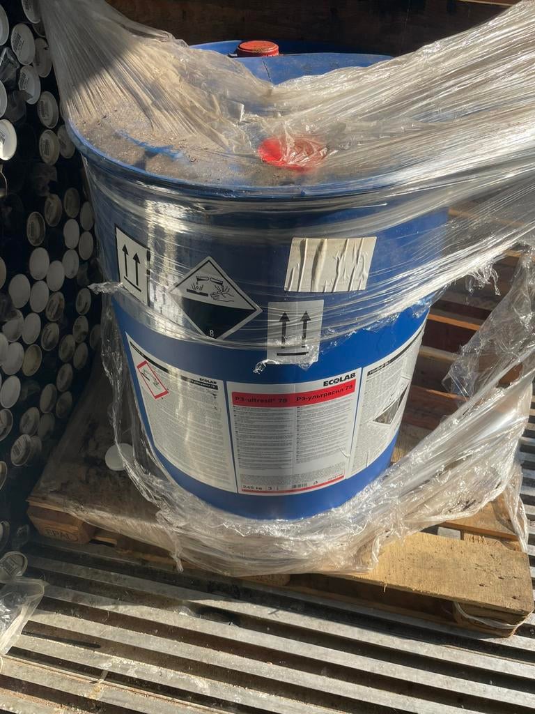 Ecolab ultrasil 78 zuur reinigingsmiddel 240kg, Ophalen