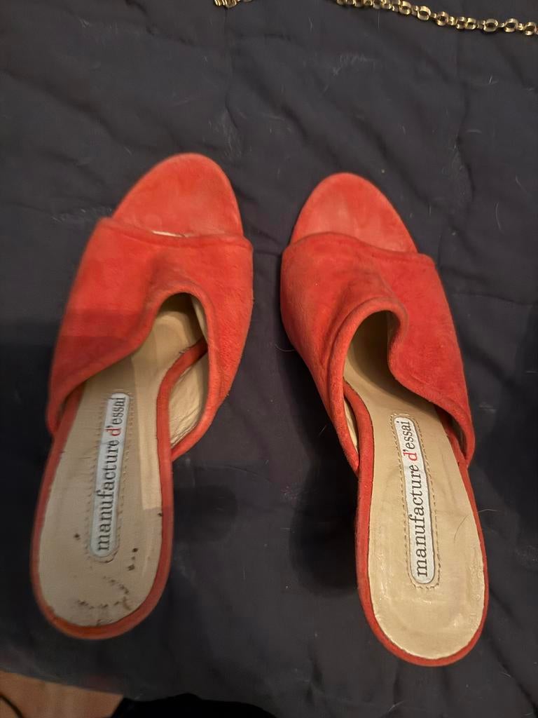 Oranje Manufacture d'essai Pumps - Maat 38, Verzenden, Gedragen, Oranje, Pumps