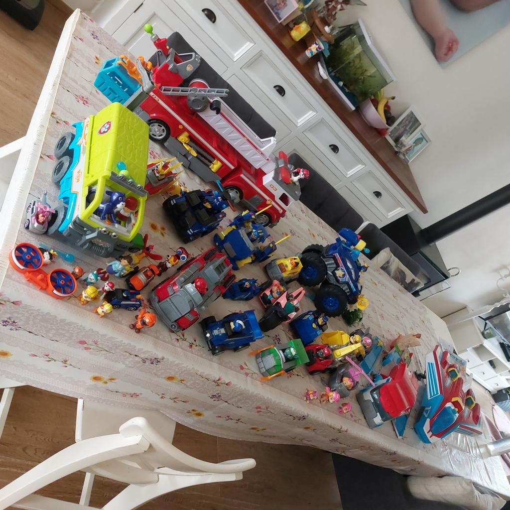 Grote verzameling Paw Patrol speelgoed, Ophalen, Gebruikt, Jongen of Meisje