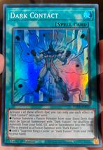 Yu-Gi-Oh! Dark Contact SUDA 1st Edition !, Ophalen of Verzenden, Zo goed als nieuw, Losse kaart, Foil