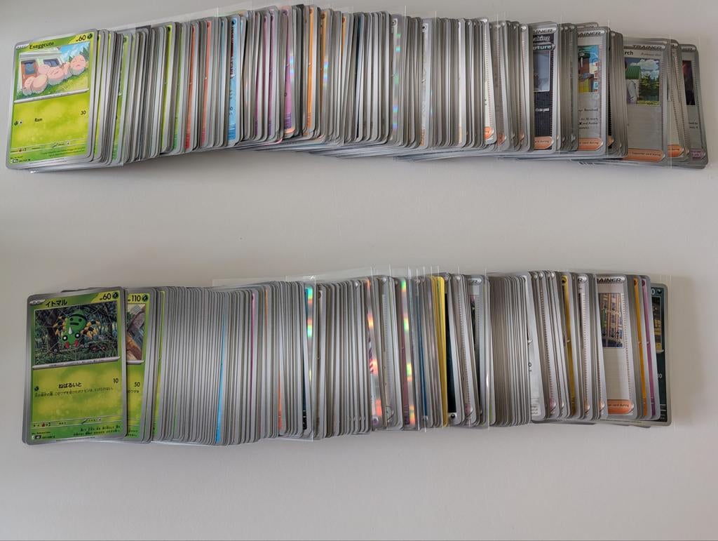 544 Pokémon kaarten (bulk), Ophalen of Verzenden, Zo goed als nieuw, Meerdere kaarten