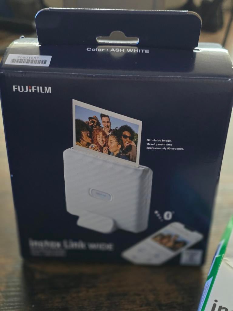 Fujifilm Instax Link Wide Mobiele Fotoprinter, Fotoprinter, Ophalen of Verzenden, Zo goed als nieuw, Fujifilm