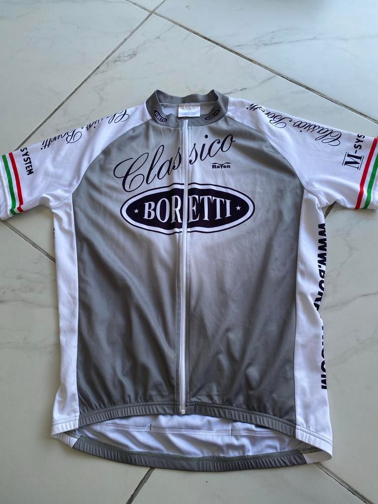 Boretti Classico Fiets Shirt XL - Zo goed als nieuw, Maat 56/58 (XL), Ophalen of Verzenden, Zo goed als nieuw, Hardlopen of Fietsen