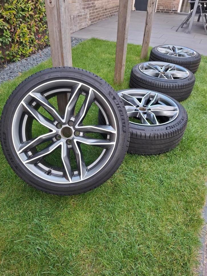 Audi A1 5x100 18" Monaco velgen nieuwe Michelin Primacy band, Auto-onderdelen, Banden en Velgen, Ophalen