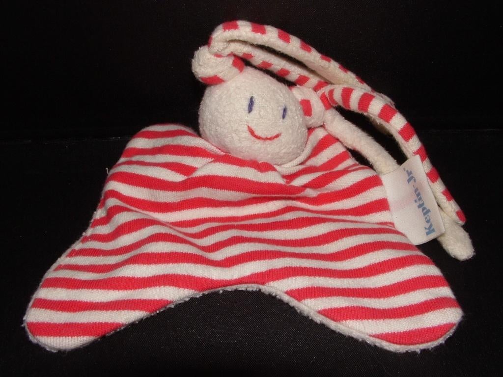 KEPTIN JR POPJE KNUFFELDOEK ZACHTE BADSTOF WIT MET, Ophalen of Verzenden, Zo goed als nieuw, Overige typen