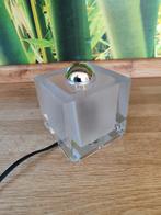 Nachtmann Kubus design lamp, Ophalen of Verzenden, Zo goed als nieuw, Glas, Minder dan 50 cm