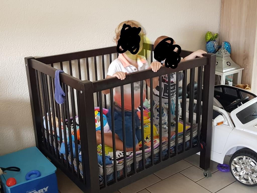 Box 10 euro, Kinderen en Baby's, Boxen, Ophalen, Gebruikt, Rechthoekig, In hoogte verstelbaar