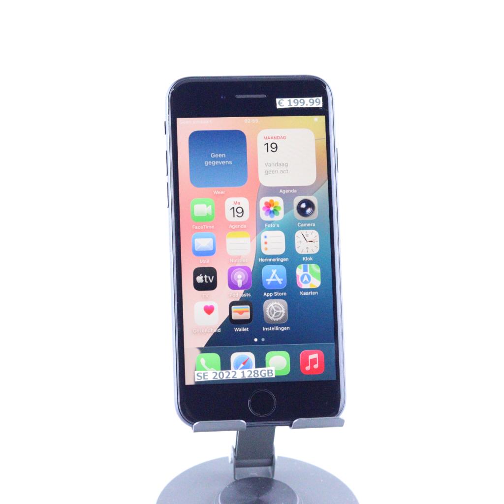 iPhone SE 2022 128GB Zwart | Nette staat