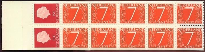 Nederland Postzegelboekje 1 postfris 1964, Ophalen of Verzenden, Na 1940, Postfris