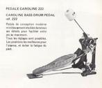 Asba Caroline bassdrum pedaal vintage, Muziek en Instrumenten, Verzenden, Gebruikt, Overige merken