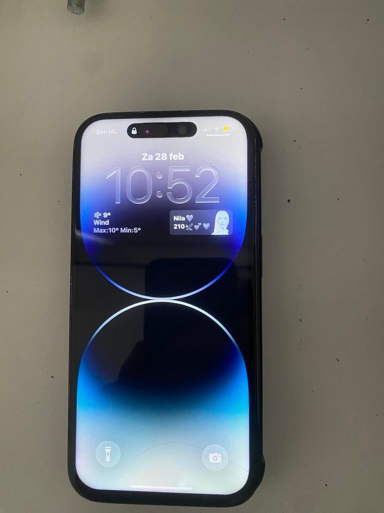 Iphone 14 pro, Zwart, 78 %, Ophalen of Verzenden, Zo goed als nieuw
