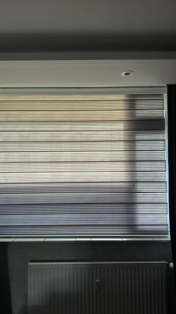 Duo rolgordijn, Ophalen of Verzenden, Zo goed als nieuw, 50 tot 100 cm, 150 tot 200 cm