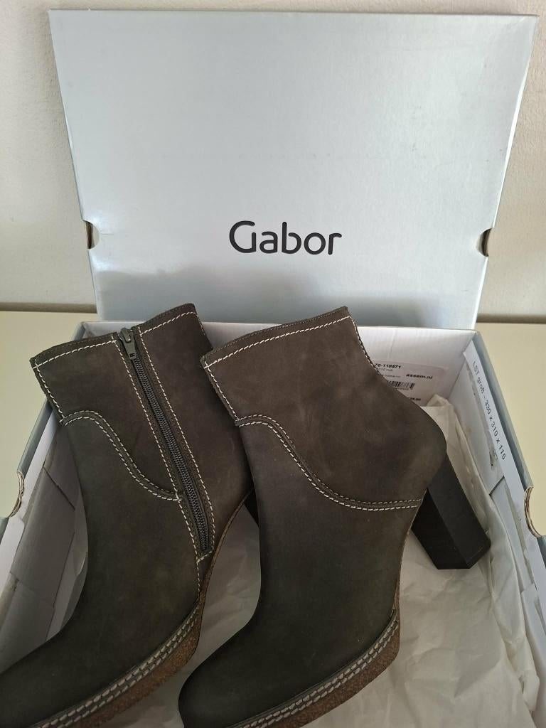 GABOR laarzen  maat 40 groen, Kleding | Dames, Lage of Enkellaarzen, Ophalen of Verzenden, Zo goed als nieuw, Groen