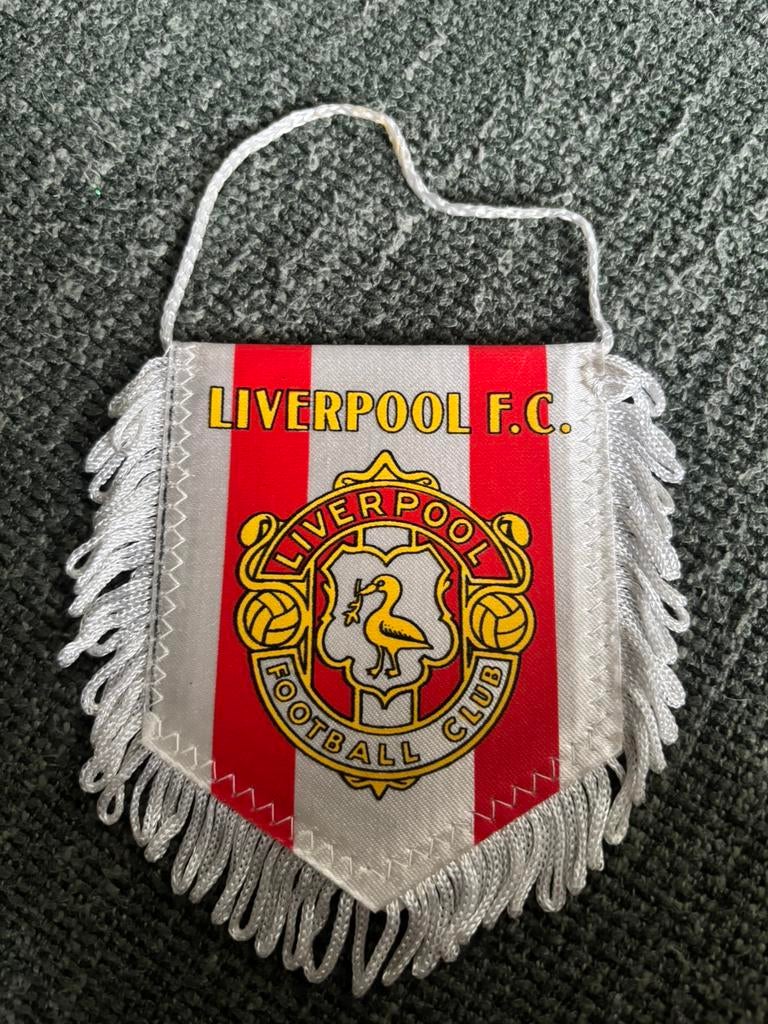 Liverpool vaantje, Ophalen of Verzenden, Zo goed als nieuw, Buitenlandse clubs, Vaantje of Sjaal