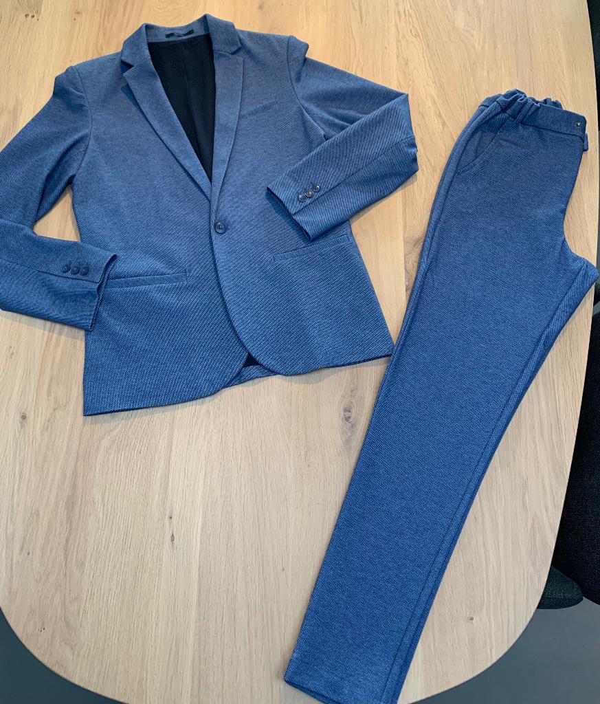 Kostuum (176), Blauw, Ophalen of Verzenden, Zo goed als nieuw, WE Fashion