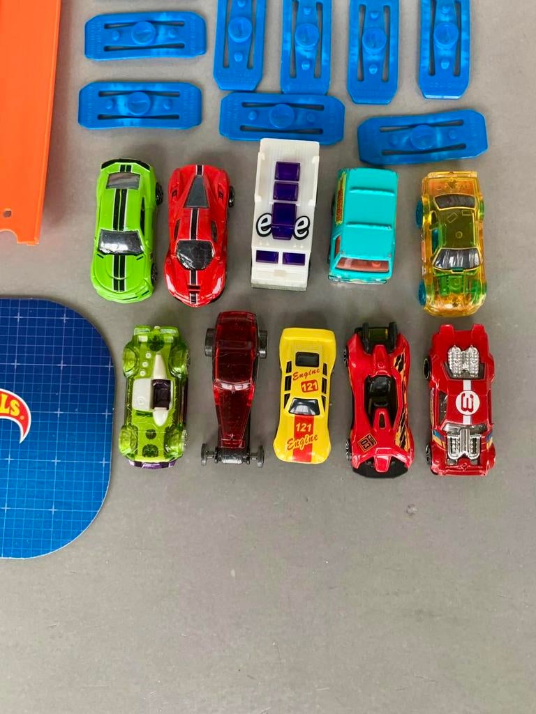 Complete Hot Wheels track building set, Ophalen of Verzenden, Zo goed als nieuw, Handmatig, Hot Wheels