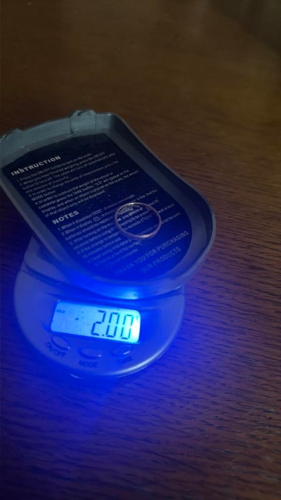 Gouden 2gram 18 karaat, Ophalen of Verzenden, Zo goed als nieuw