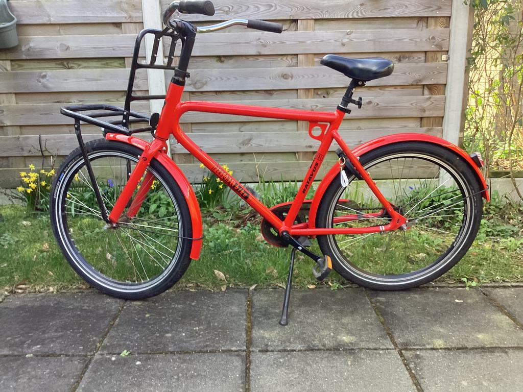 Herenfiets, Batavus, personal bike, 26 inch, terugtraprem, Fietsen en Brommers, Gebruikt, Batavus, Oostenbrink, Oostenbrink