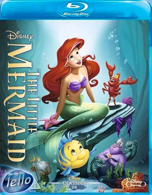 Blu-ray Disney The Little Mermaid (Kleine Zeemeermin) UKSENN, Cd's en Dvd's, Blu-ray, Zo goed als nieuw, Tekenfilms en Animatie