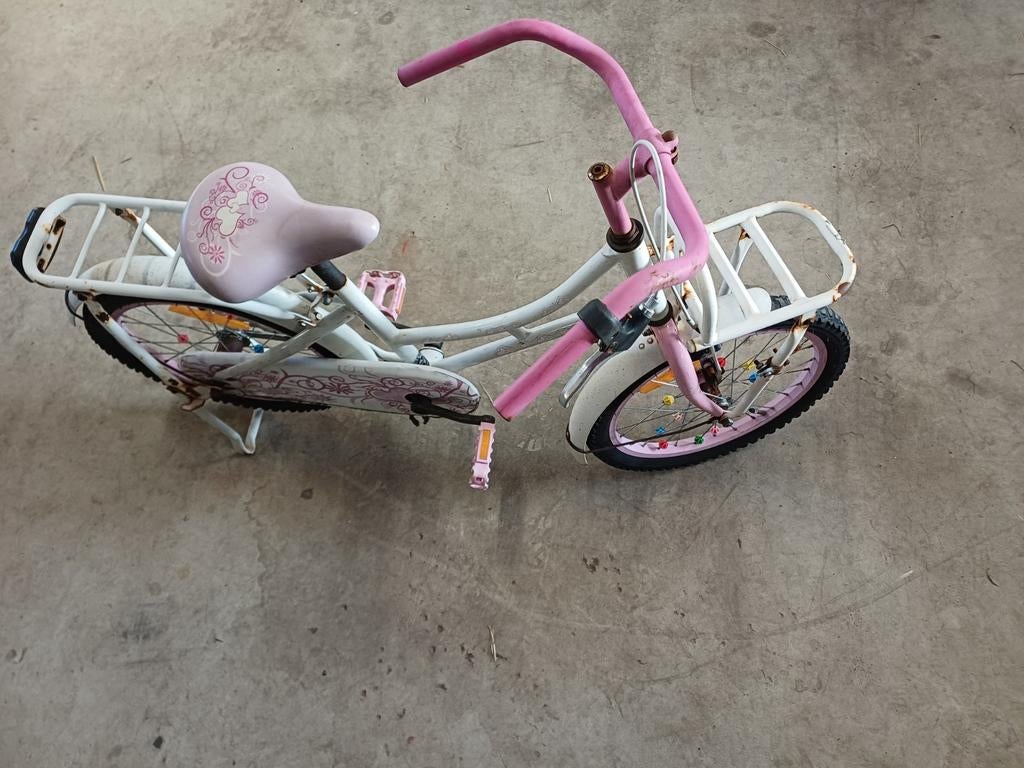 Kinderfietsje, gebruikt, maar prima nog een rondje mee, Fietsen en Brommers, Ophalen, Gebruikt, 16 inch