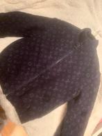 Louis Vuitton  Monogram Fleece Bomber maat S origineel, Ophalen of Verzenden, Zo goed als nieuw, Maat 46 (S) of kleiner, Blauw