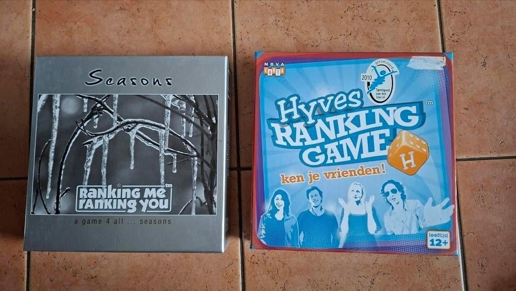 Hyves Ranking Game & Ranking Me Seasons - Bordspellen, Hobby en Vrije tijd, Gezelschapsspellen | Bordspellen, Vijf spelers of meer