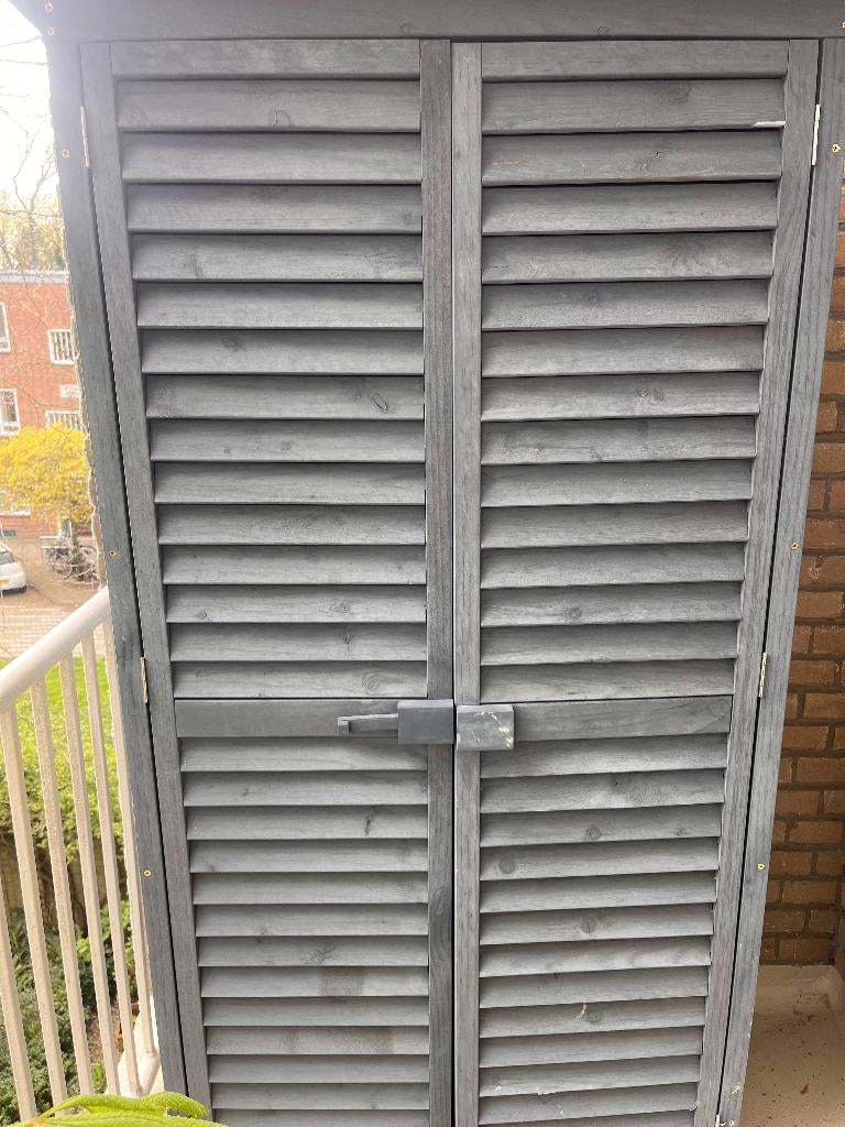 Houten Tuin-/Balkonkast, Tuin en Terras, Bergingen en Tuinkasten, Gebruikt, Overige typen, Hout, Ophalen